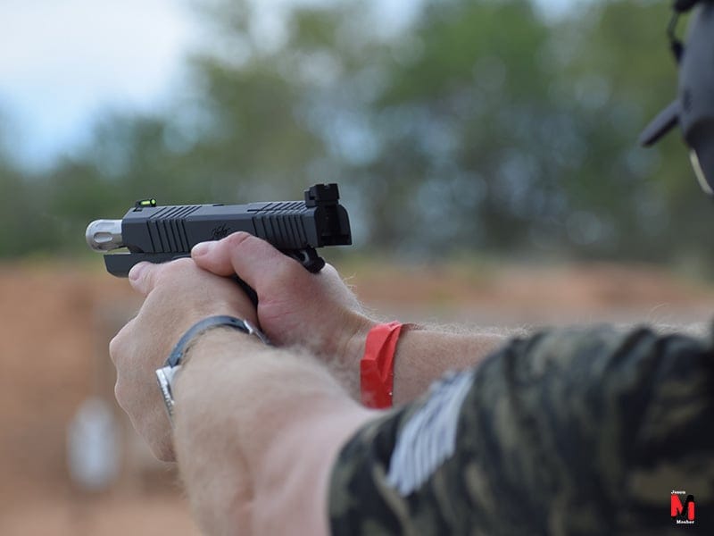 Kimber KDS9c on the range