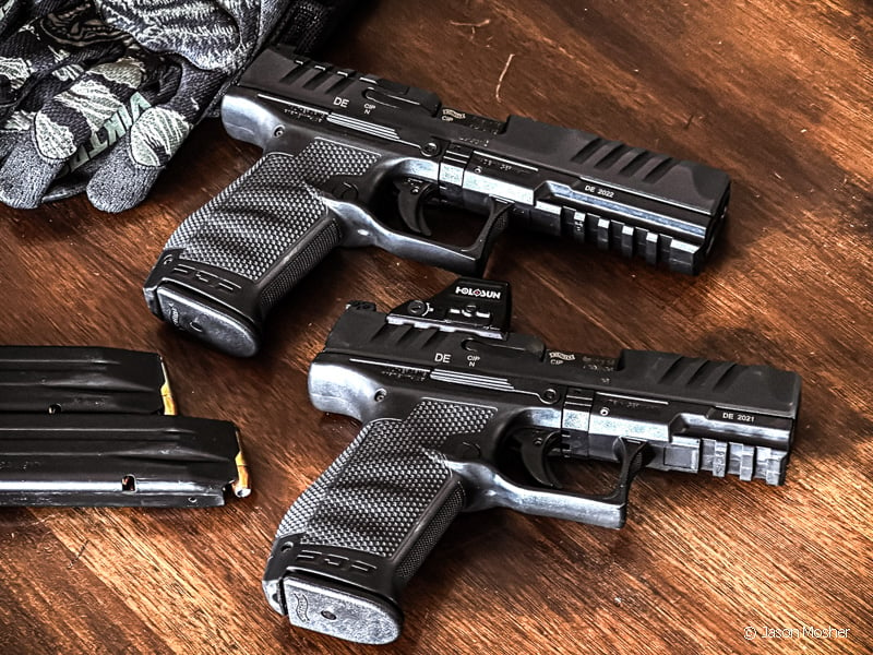 Walther PDP handguns.
