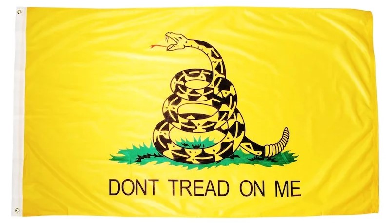 Pls No Step, Gadsden Flag / Don't Tread On Me