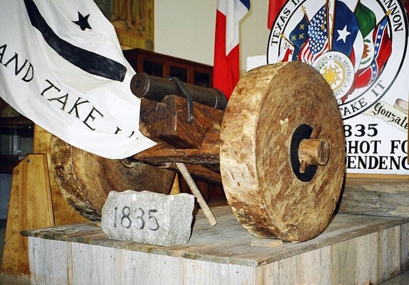 cannon on pedestal