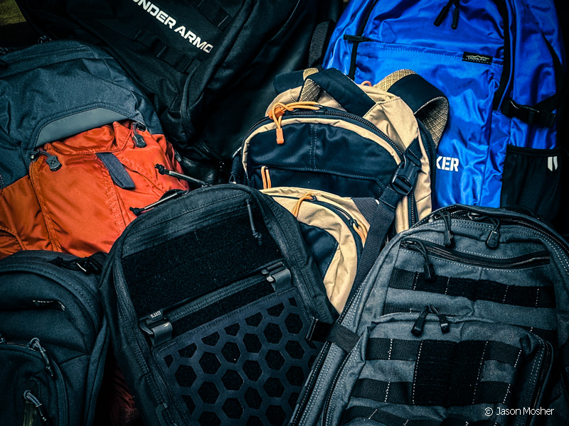 Backpacks for every ocasion.