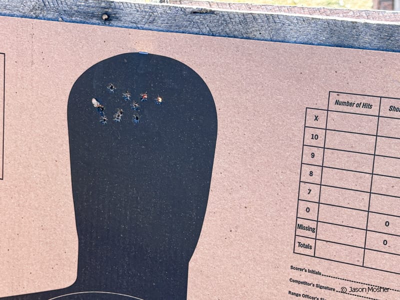Grand Power Q1 at 15 yards