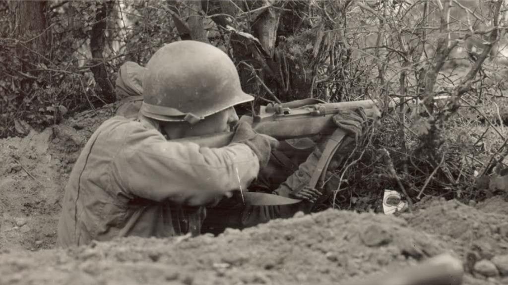 The M1 Garand shooting