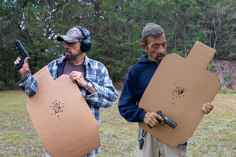 Mas with two target shot with the SFT9