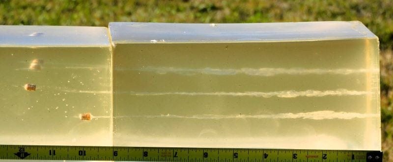 22 short ballistic gel test