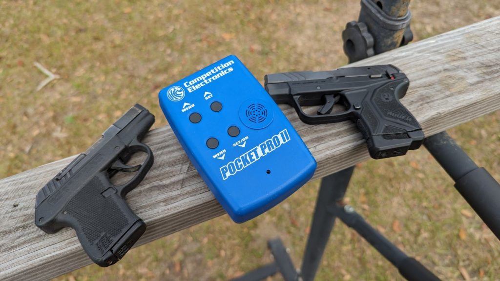 Shot timer and handguns