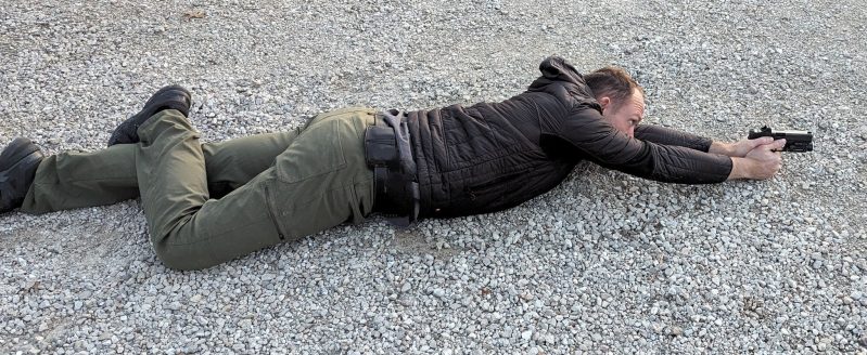 unconventional shooting positions rollover prone
