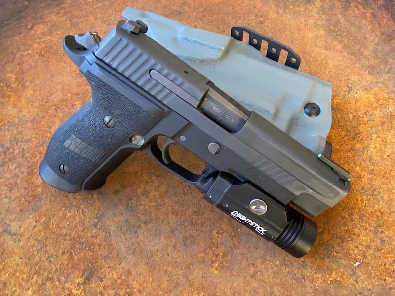 A solid OWB, like a 6,000 series holster from Safariland, is a must, for either of these guns.