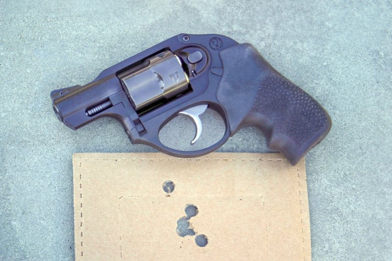 Ruger LCR with target group