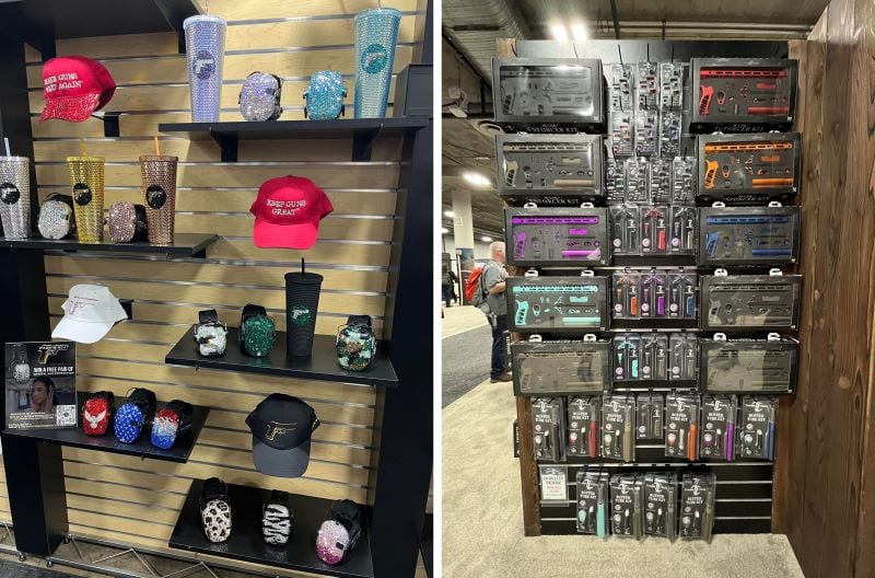 Various products aimed at women shooters at SHOT Show 2024