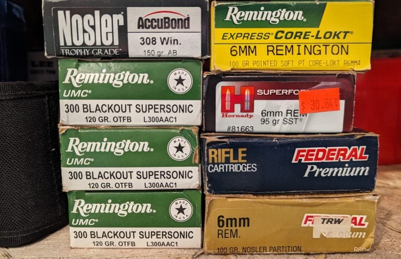 Boxes of ammo