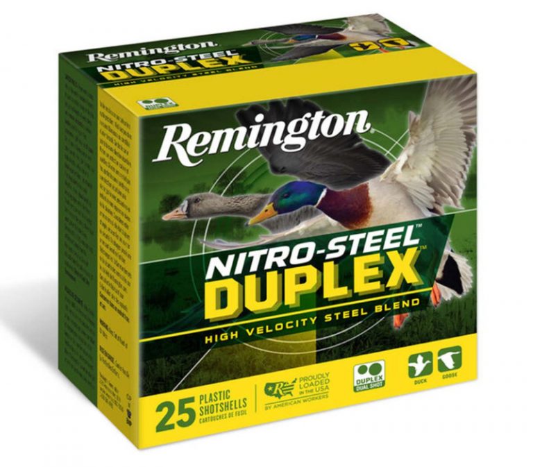 SHOT 2024 New Remington Shotshell Ammo The Mag Life   Remington Nitro Steel Duplex 768x673 