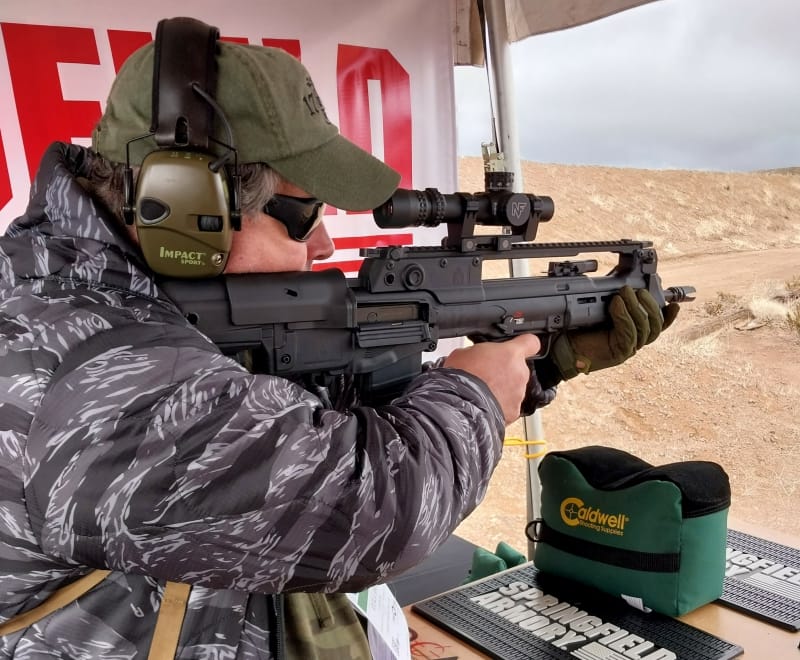Firing a Springfield Armory Hellion