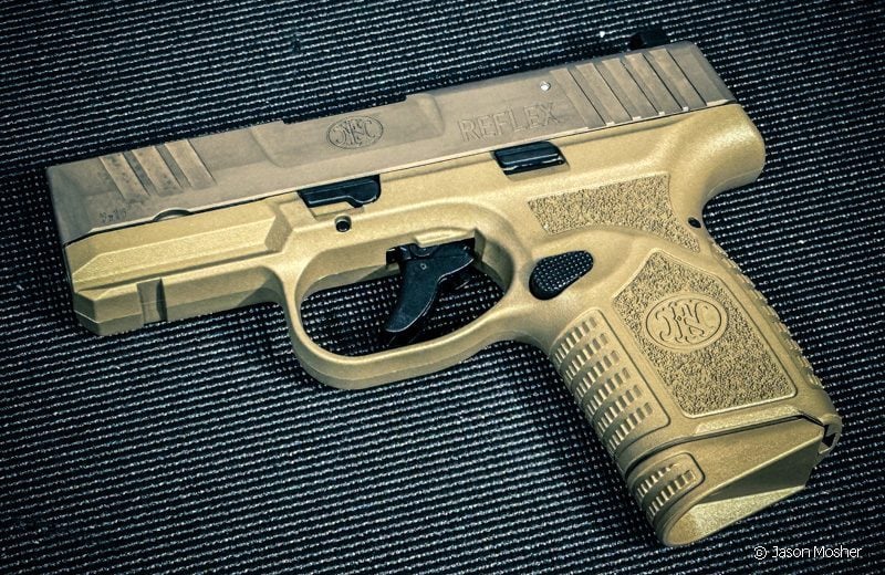 The FN Reflex is a gun built for hard use. While it is similar in performance to these others, some prefer the gun's more aggressive textures. Photo: Jason Mosher.