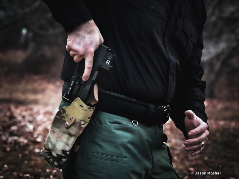 Aimpoint ACRO P-2 red dot for handguns.