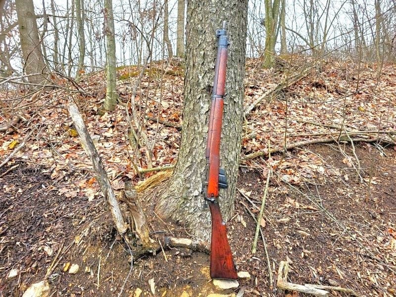 Lee-Enfield at the range.
