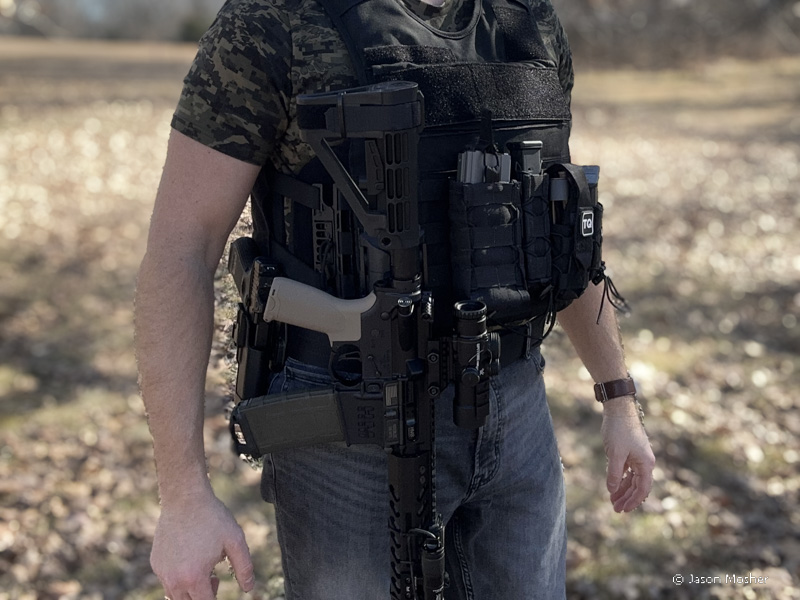 Stratus Support Systems AR-15 holster.