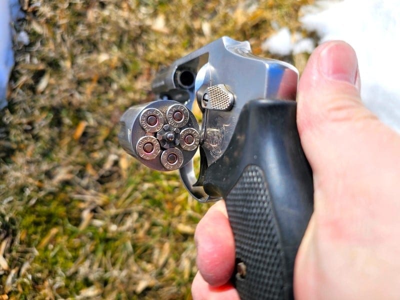 Open cylinder of the 640.