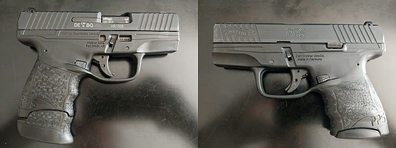 Walther PPS M2 8 and 6-round magazines