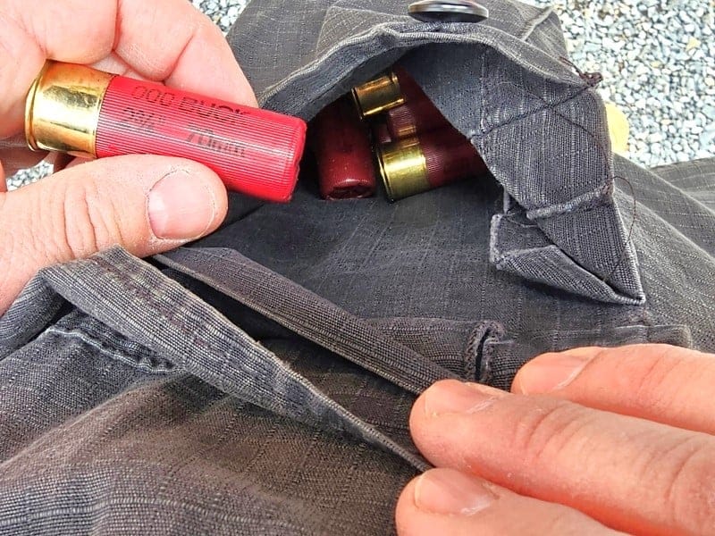 A pocket full of 12 gauge rounds.