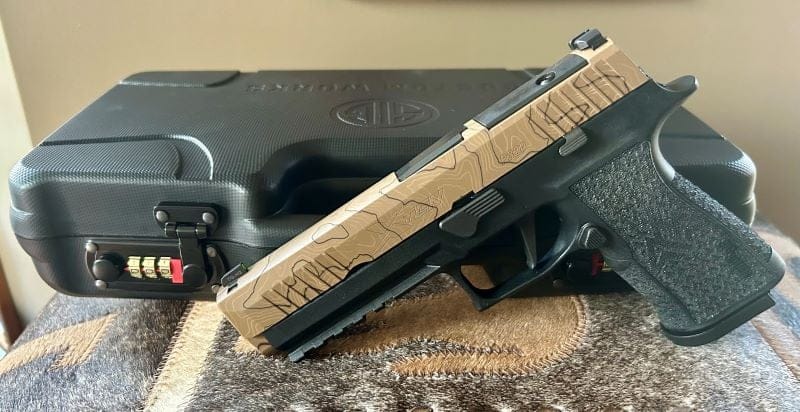Sig Sauer P320 XTEN and Case