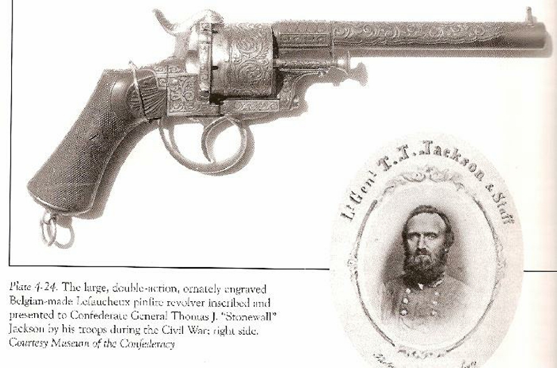 Stonewall Jackson's Lefaucheux pinfire revolver