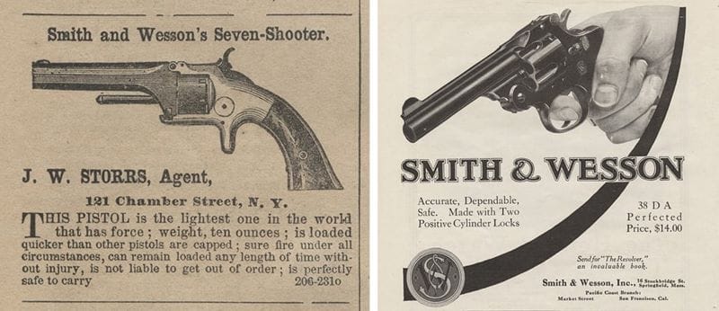 S&W 1857 and 1880 revolvers