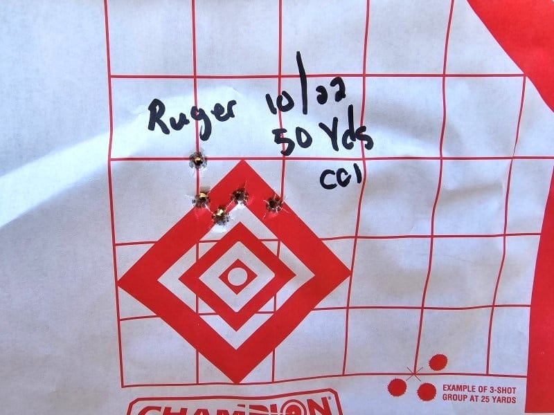A 50 yard group.