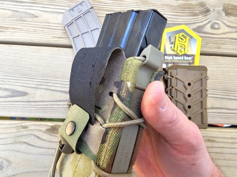 Belt loop on the back of a Taco.