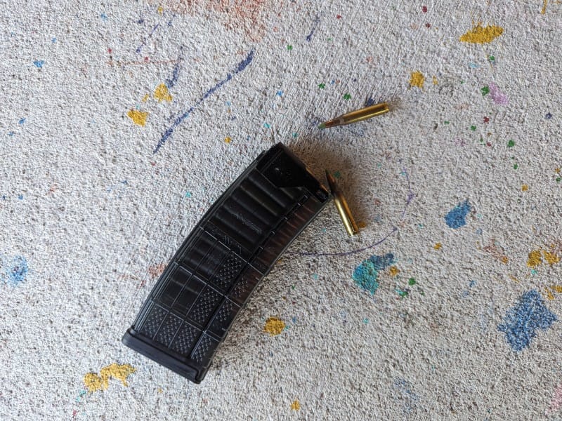 Lancer rounds dropped from magazine