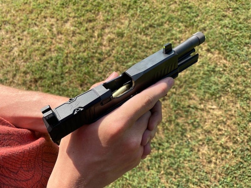 With changes to the grip angle and frame textures, the Dusk 19 is an effective platform for either IWB or OWB carry.