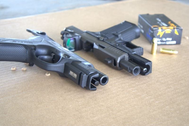 ported handgun and ammunition