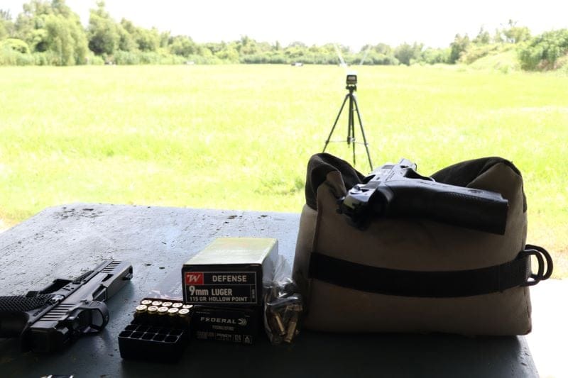 ported pistol velocity test