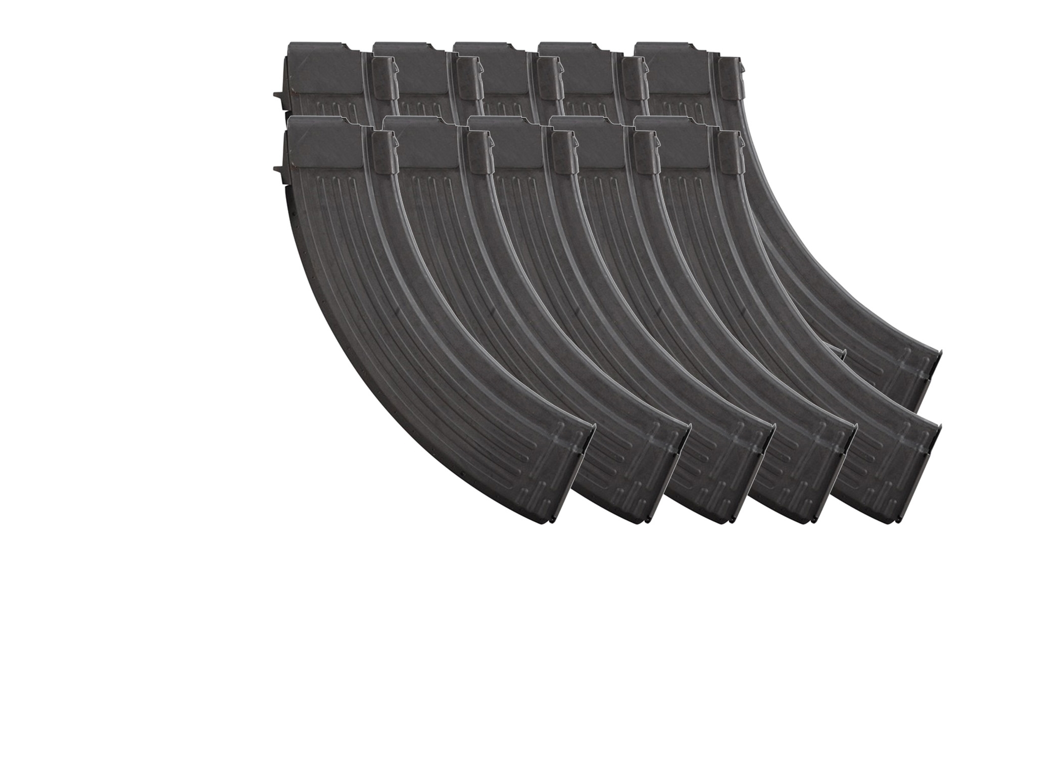 10 Pack of KCI AK-47 7.62x39 40-Round Steel Magazines