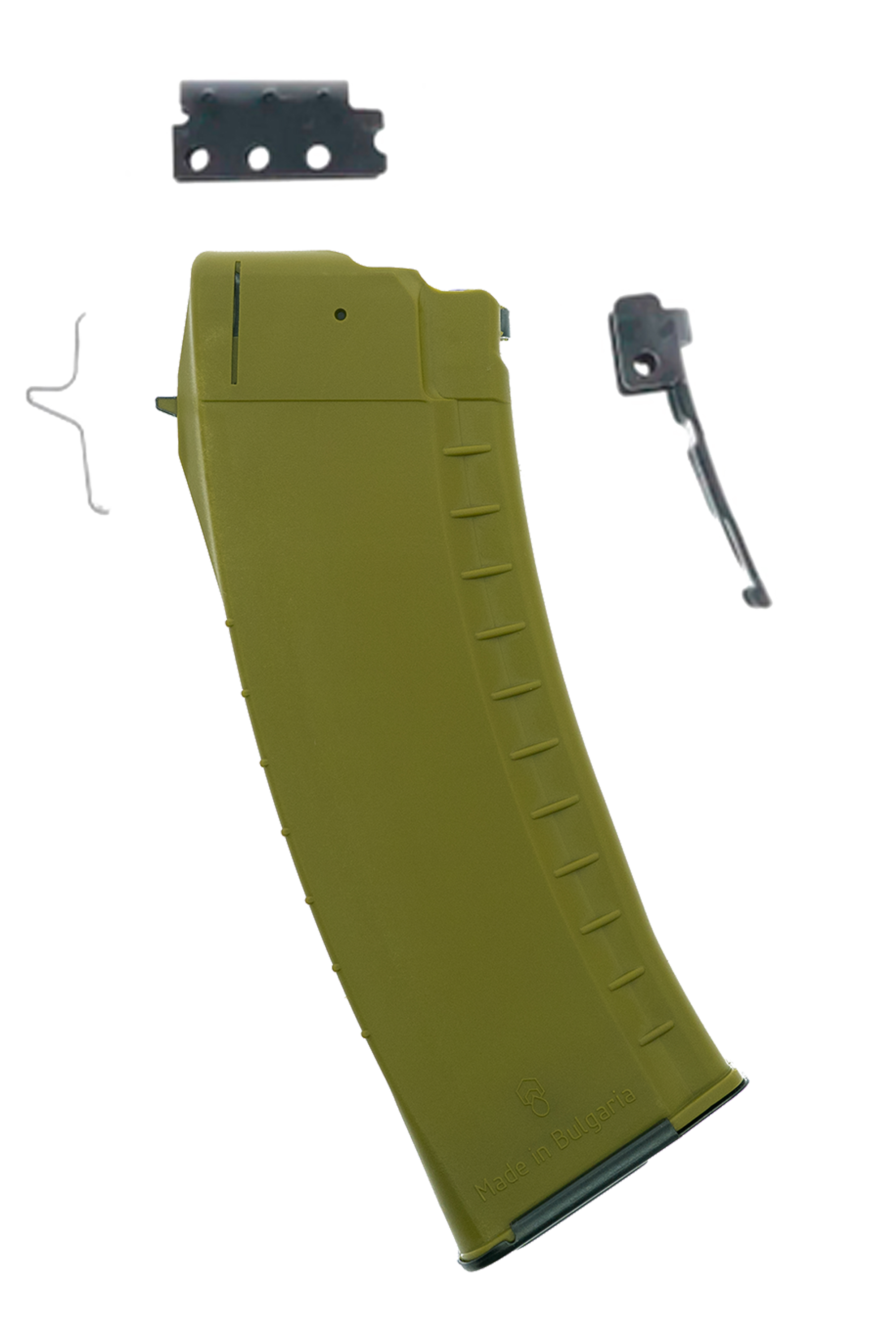 Bulgarian AK-74 5.45x39mm 30-Round Green Reinforced Steel Lug Polymer  Magazine