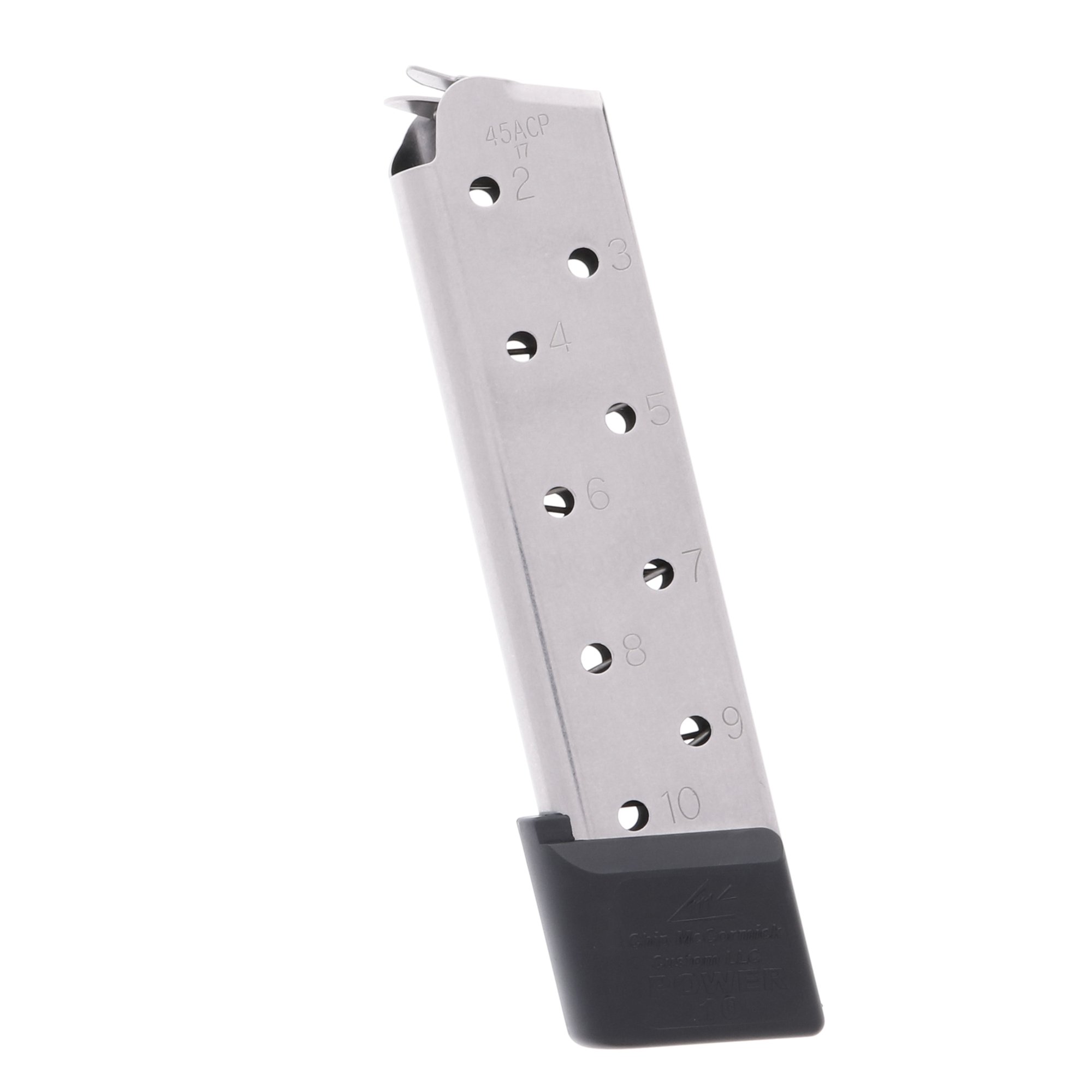 Chip McCormick 1911 Power Mag .45 ACP 10-Round Stainless Steel Magazine ...