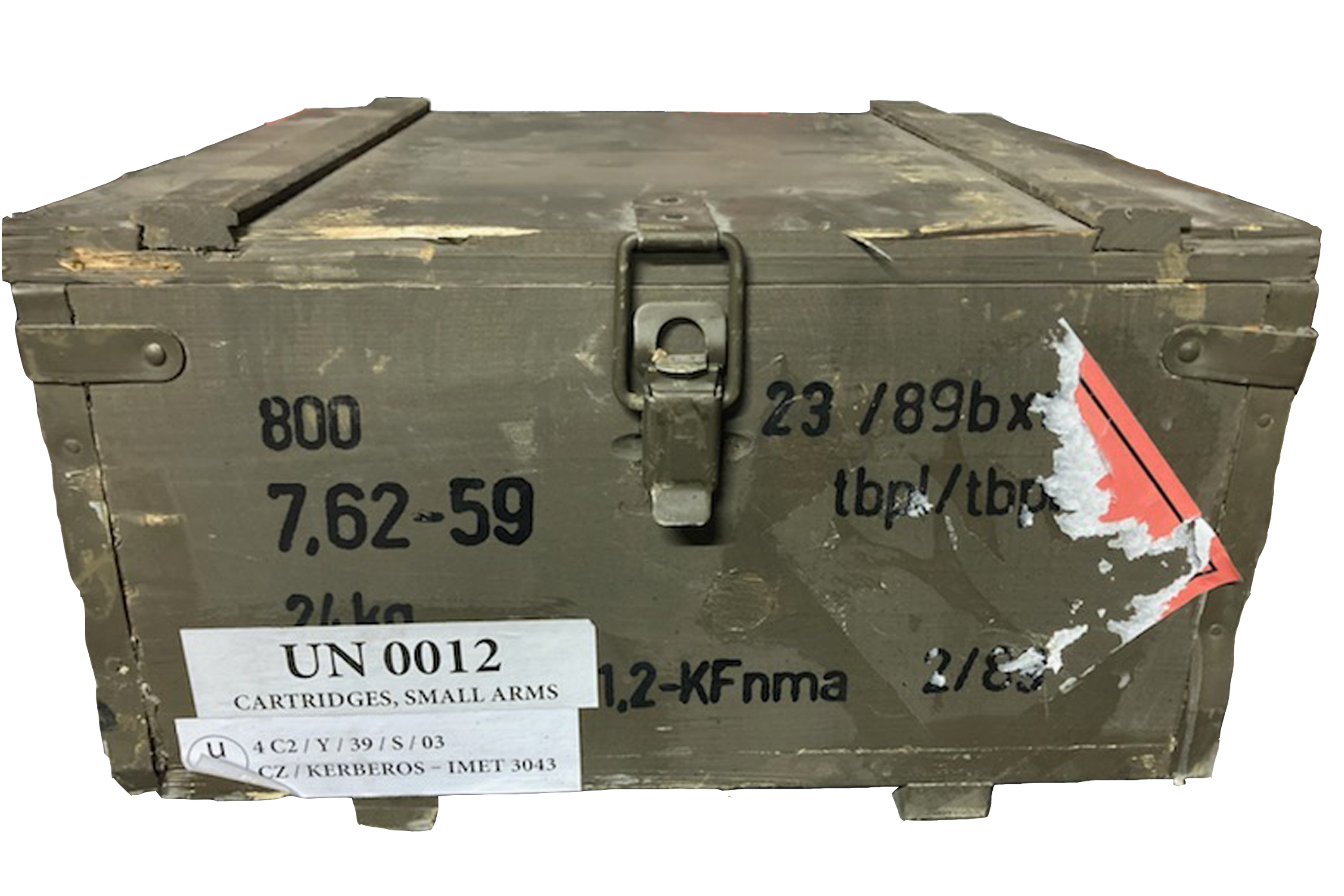 Czech Military Surplus 7.62x54R Ammo 148gr FMJ 800-Round Crate
