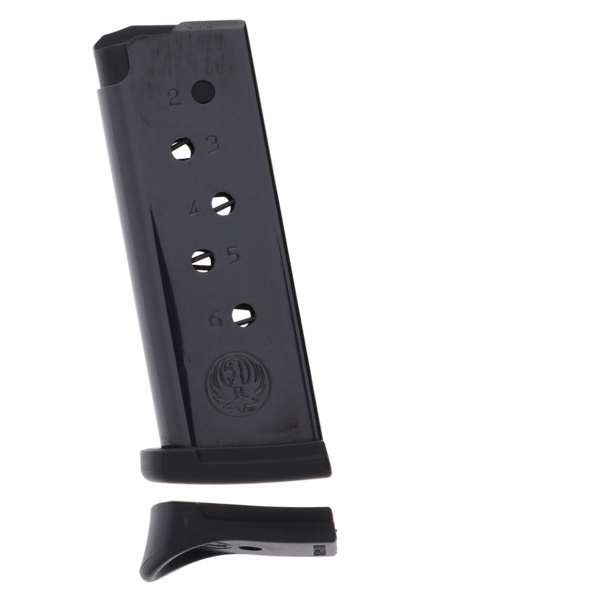 Fits Ruger LCP 90333 6Rd Ruger Magazine with Finger Rest Blue 380ACP 