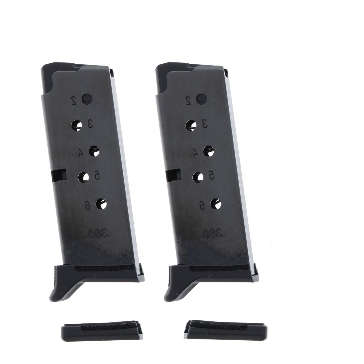 2 Pack Magazine 22LR 10Rd Fits Ruger LCP II Black Finish Durable Construction 