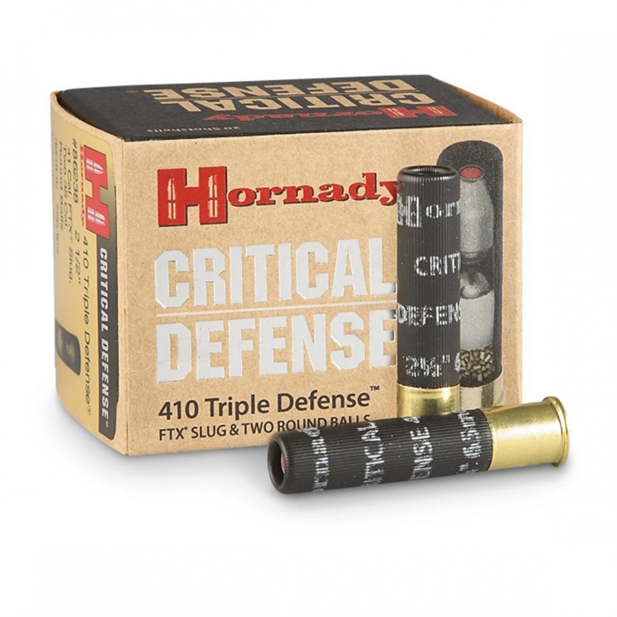 Hornady Critical Defense Triple Defense .410 Gauge Ammo 2.5 Lead