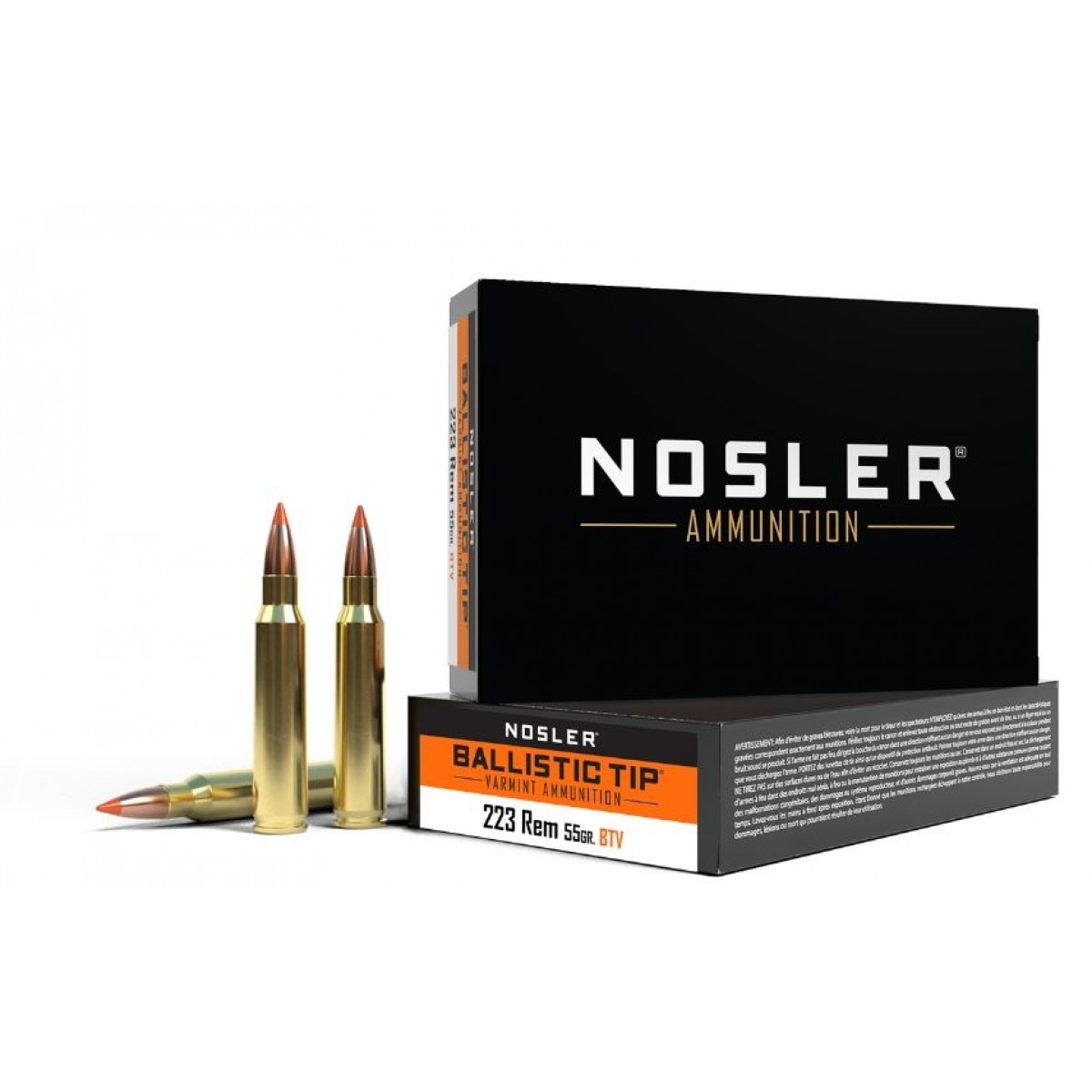 Nosler Ballistic Tip 223 Remington 55gr Btsp 20 Rounds