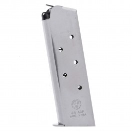 RUGER FACTORY MAGAZINE 1911SR 45 8 ROUND STS FINISH 2 MAGS!!! 