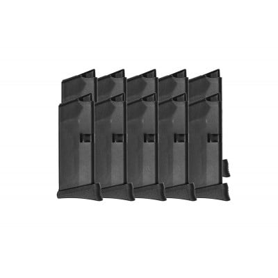 10 Pack of KCI 9mm 6-Round Magazines for Glock 43 Pistols