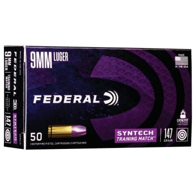 Federal American Eagle 9mm Luger 147gr TSJFN 50 Rounds