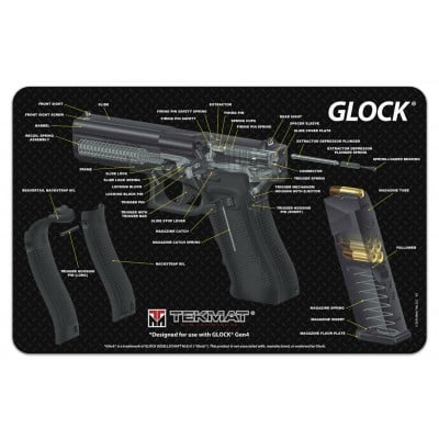 TekMat Handgun Cleaning Mat Cut Away for Glock Pistols