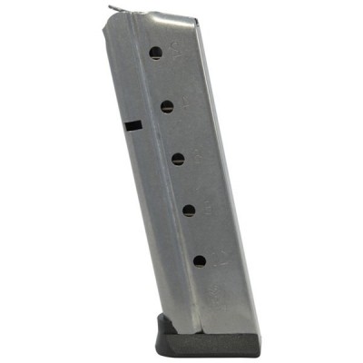 Metalform Extended 1911 Government, Commander 9mm Stainless Steel (Ultra Mag Base & Flat Follower) 10-Round Magazine