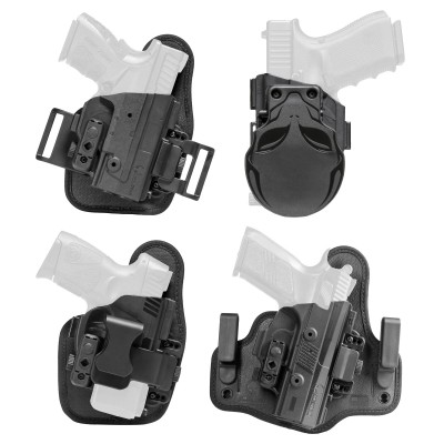 Alien Gear Core Carry Package with 1.5" Belt Side Holster Standard Clips for Glock 17