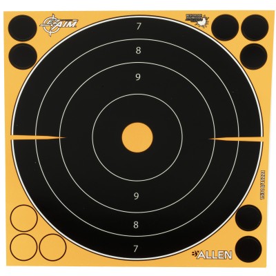 Allen EZ Aim Adhesive 8" Bullseye Target 6-Pack