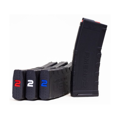 Amend2 AR-15 Mod-2 .223 / 5.56 30-Round Red, White, and Blue Magazine 3-Pack