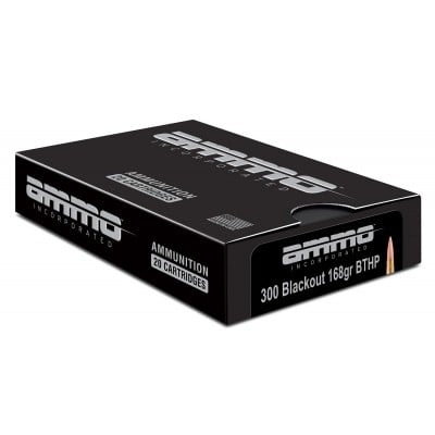 Ammo Inc Signature Hunting .300 BLK Ammo 168gr BTHP 20 Rounds